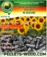 Husk sunflower pellets