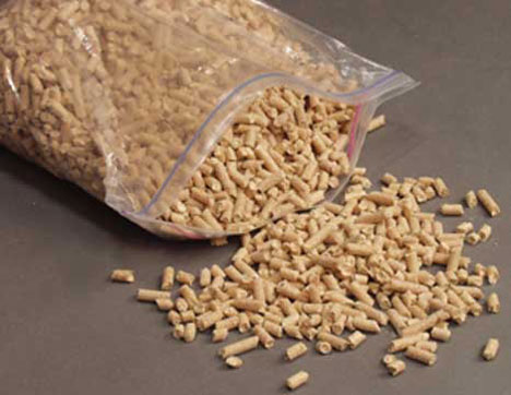 Usage of pellets in